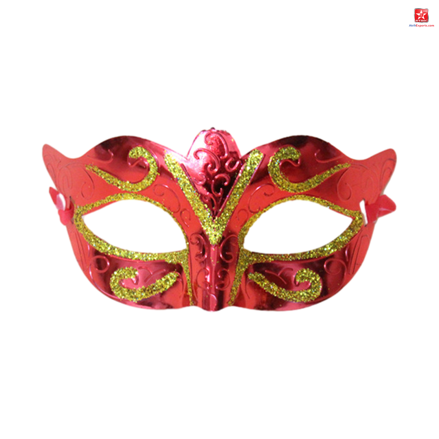 Cheap Price Festival Half Face mask Electroplated PP The Halloween Party Performs Masquerade mask