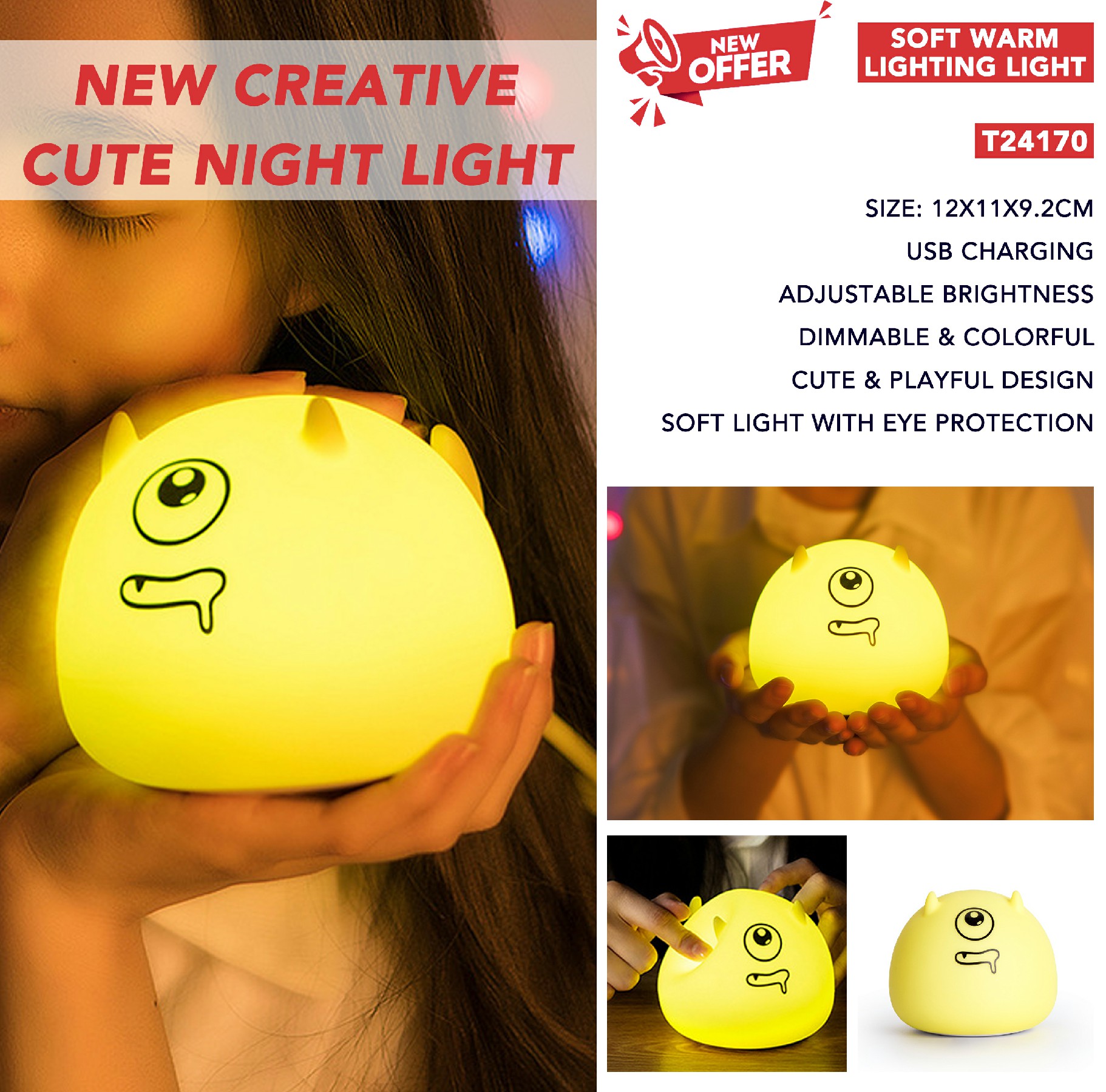 Enhance Your Nights With The New Creative Cute LED Night Light