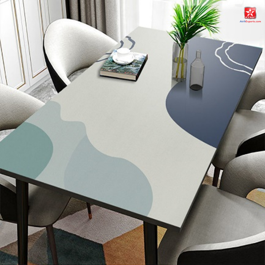 Wholesale Table Clothes Tables PU Leather Table Mats Waterproof Oil-Proof Heat Resistant Wipe Clean Easy To Clean for Kitchen Dinning Table Top Décor