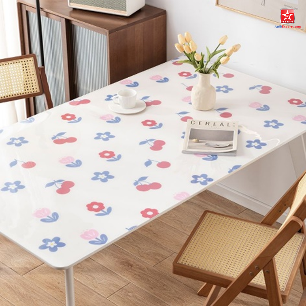 Wholesale Waterproof Square Table Cloth Wipeable Placemat PU Table Cover Soft Leather Anti-Scald Anti-Oil Dining Table Protector Mat