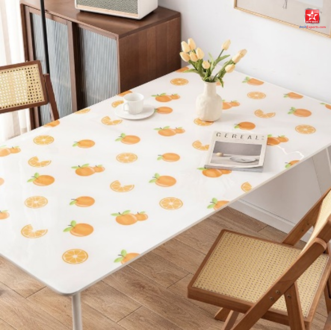 Wholesale Waterproof Square Table Cloth Wipeable Placemat PU Table Cover Soft Leather Anti-Scald Anti-Oil Dining Table Protector Mat