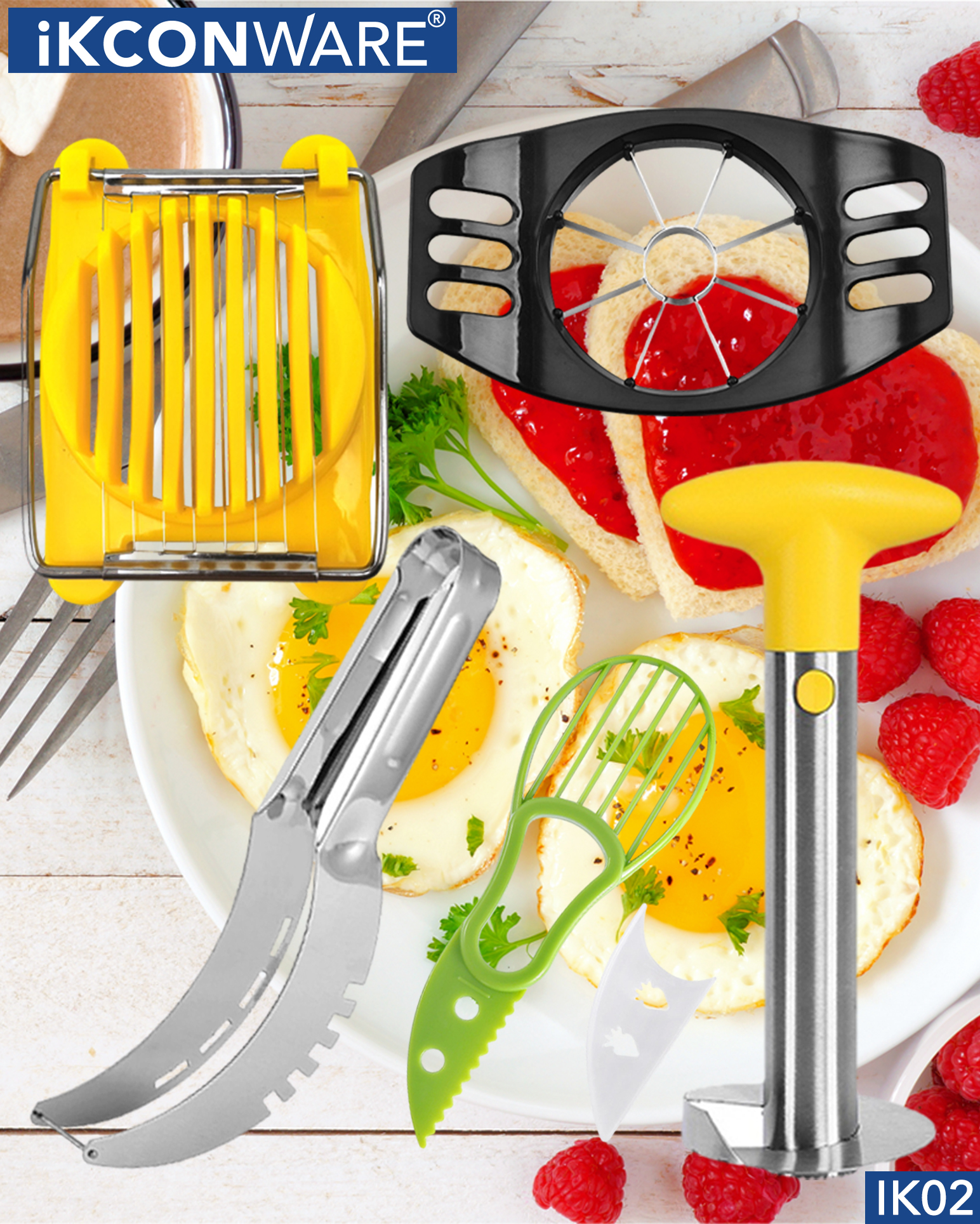 Enhance Your Culinary Skills with The Ultimate Eggs & Fruits Cutting Set
