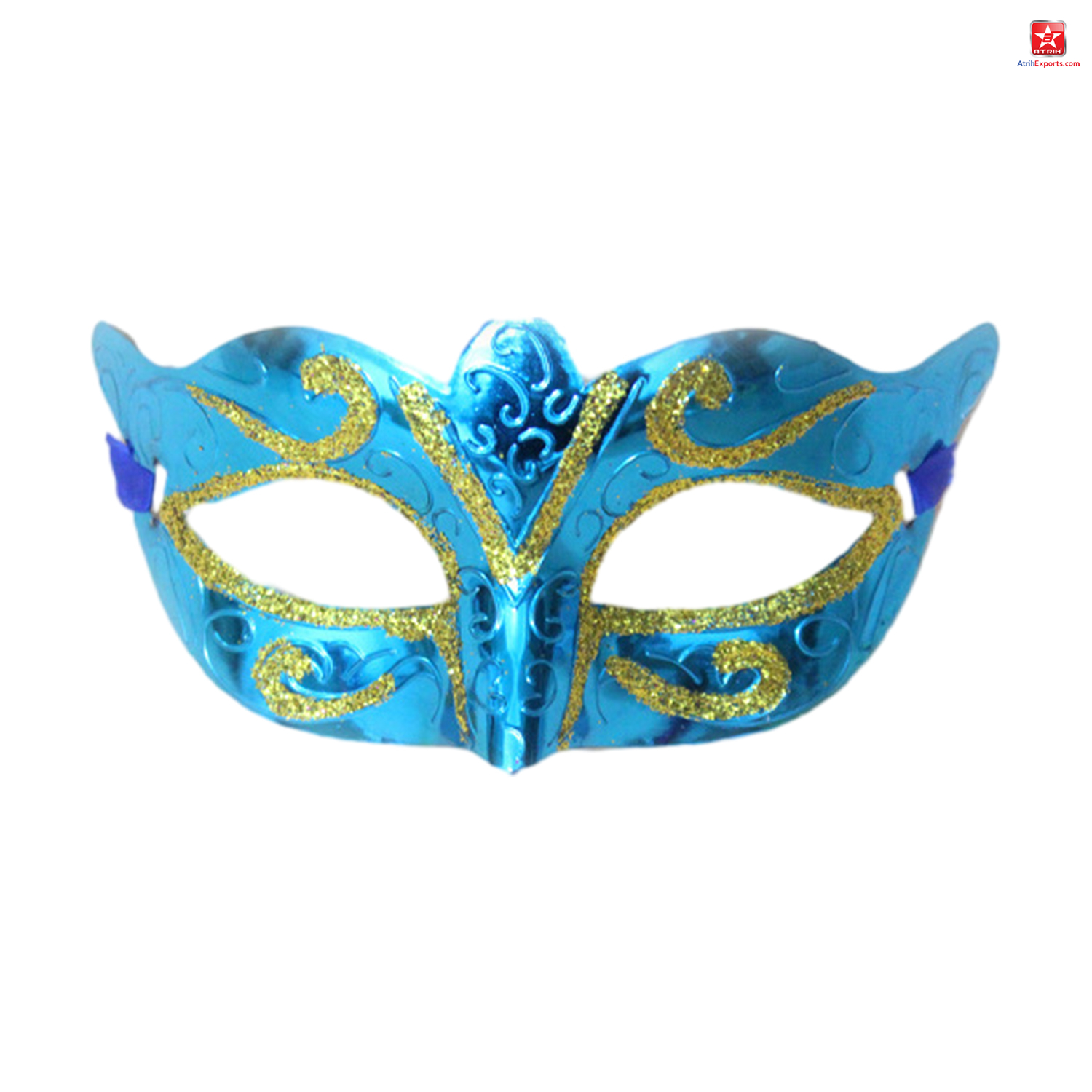 Cheap Price Festival Half Face mask Electroplated PP The Halloween Party Performs Masquerade mask