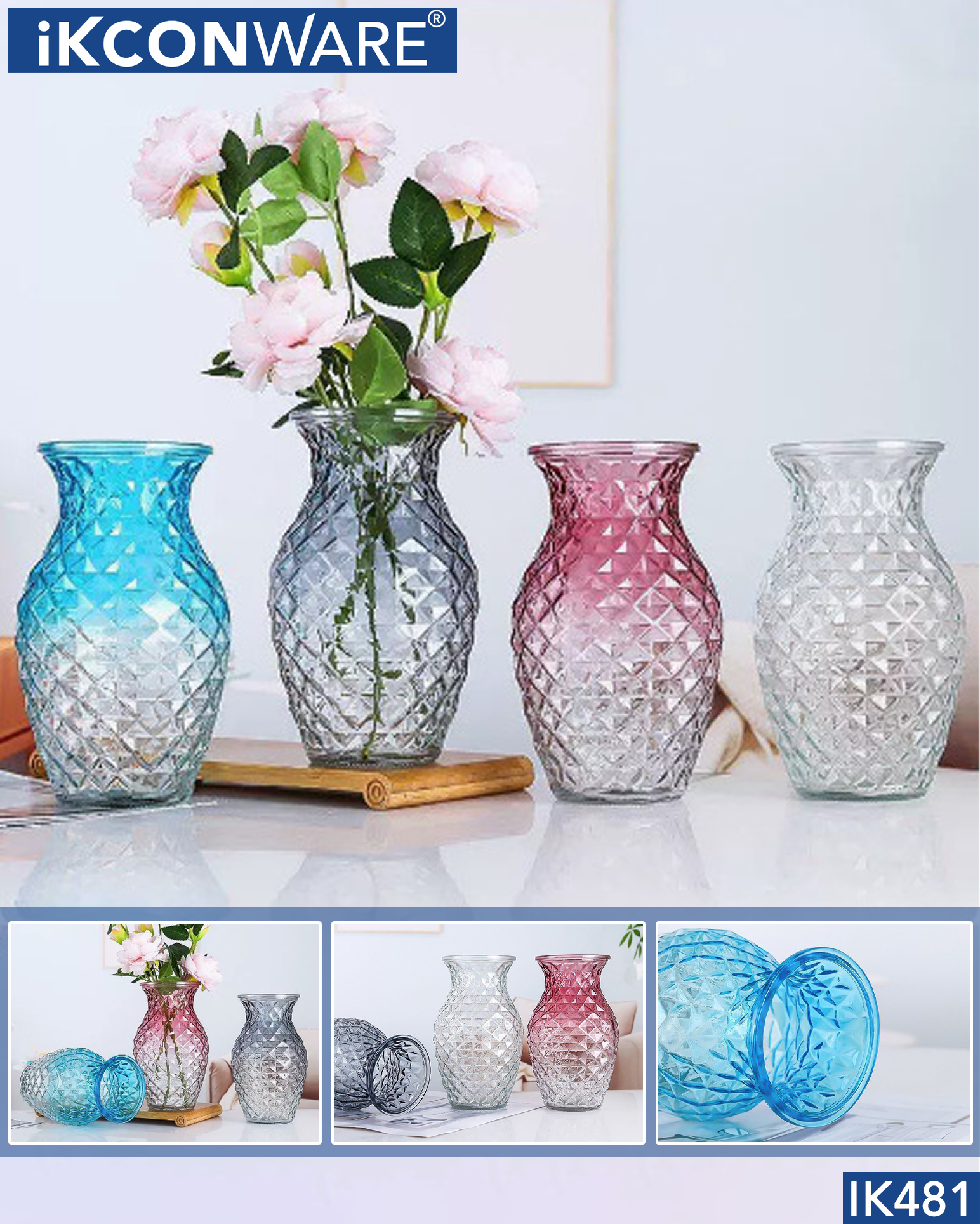 Glass Flower Vase