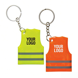 Safety Vest Keychain Hi-Vis Vest Keyring