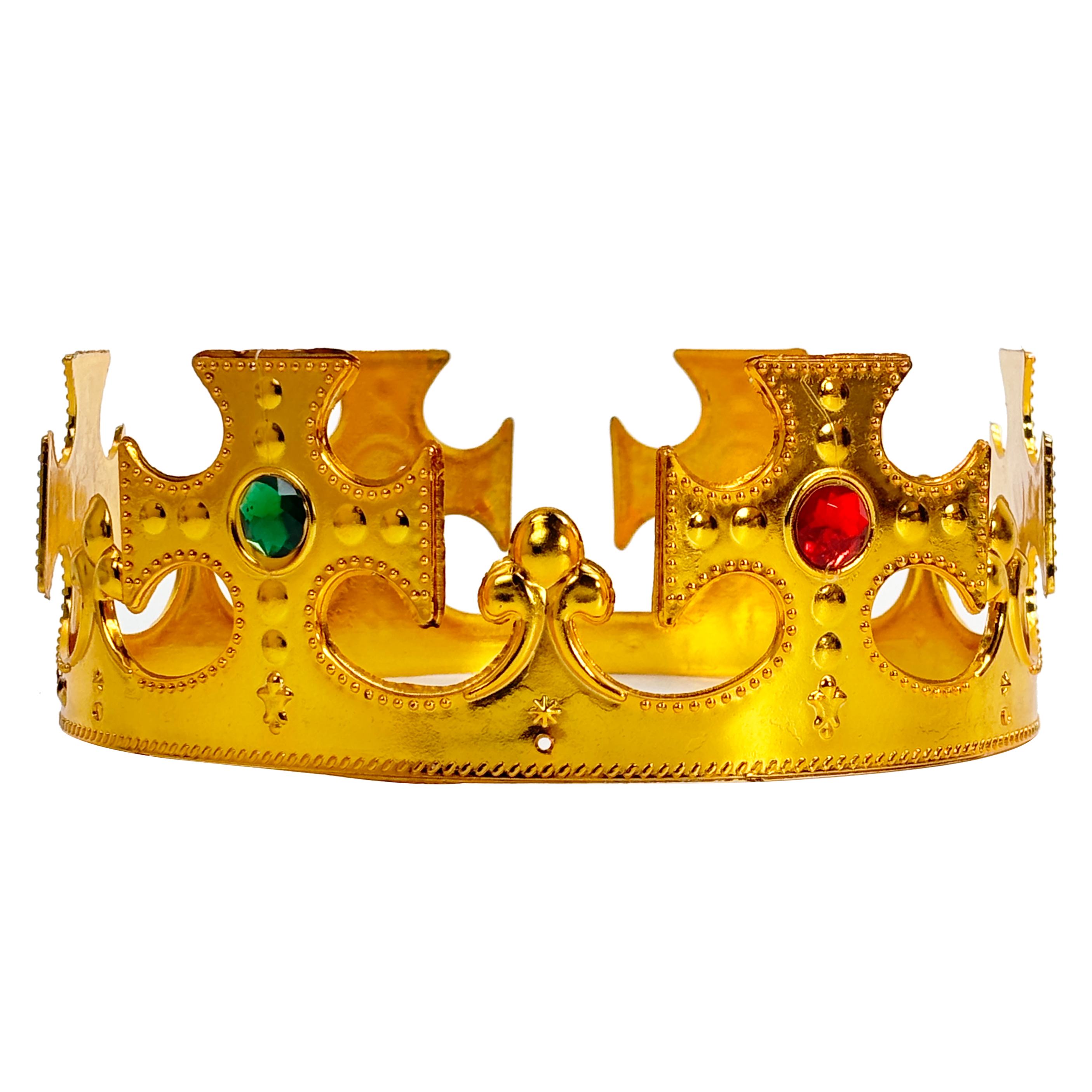 Gold Plastic King Crown