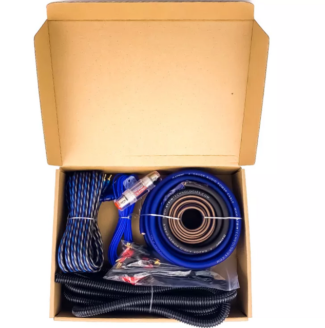 4 Gauge Amplifier Installation Wiring CCA Kit Set 