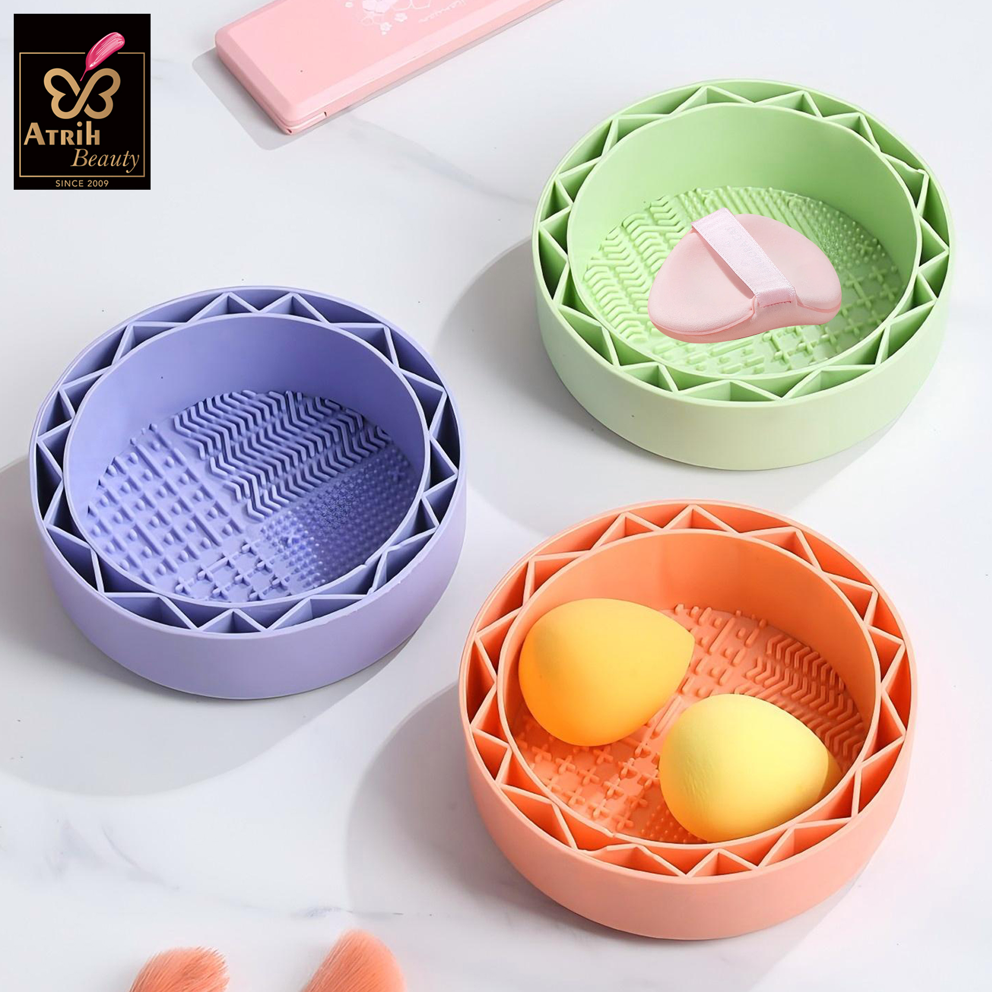 Makeup Brush Cleaning Bowl