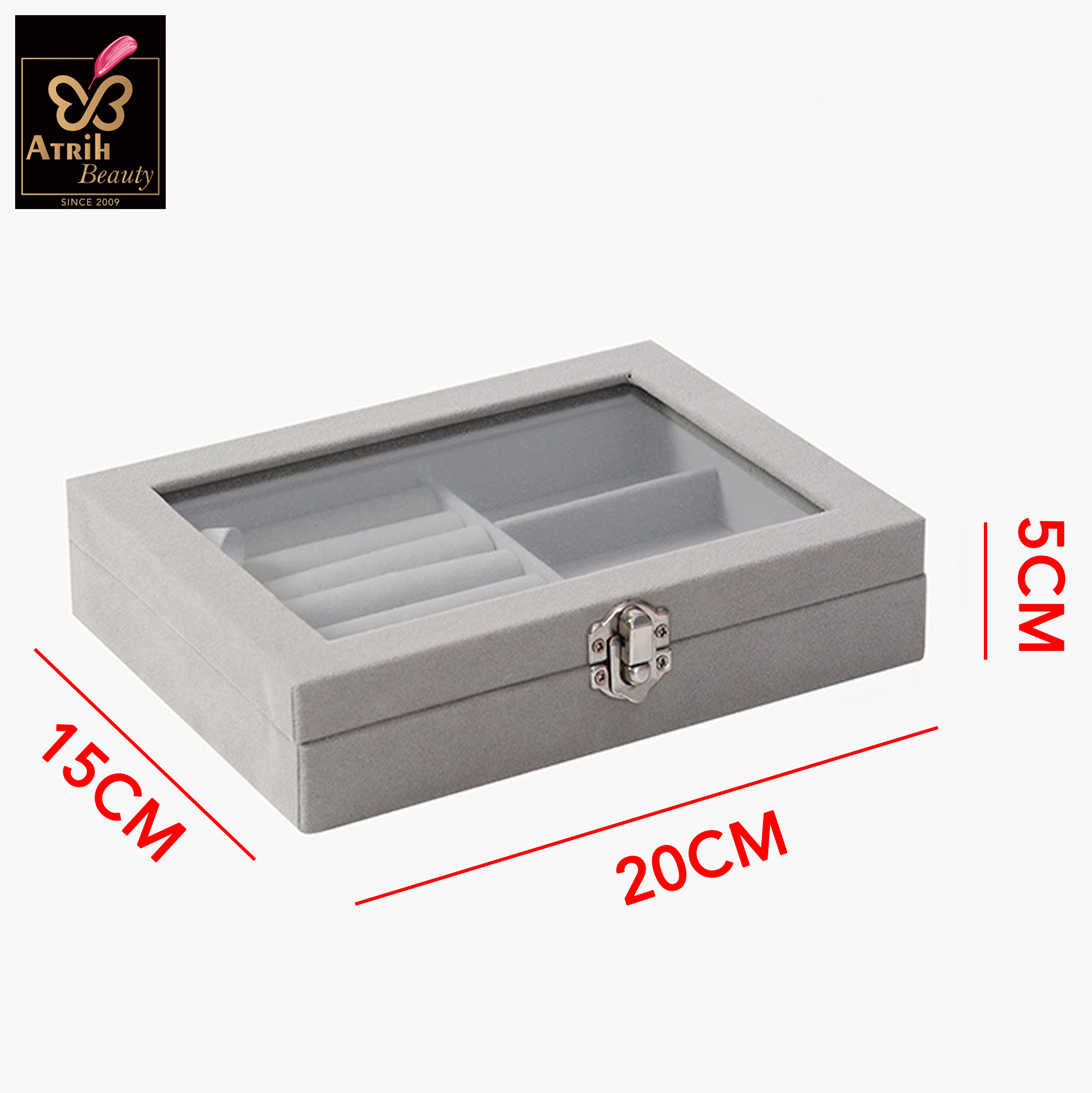Pink Jewelry Box with Mirror