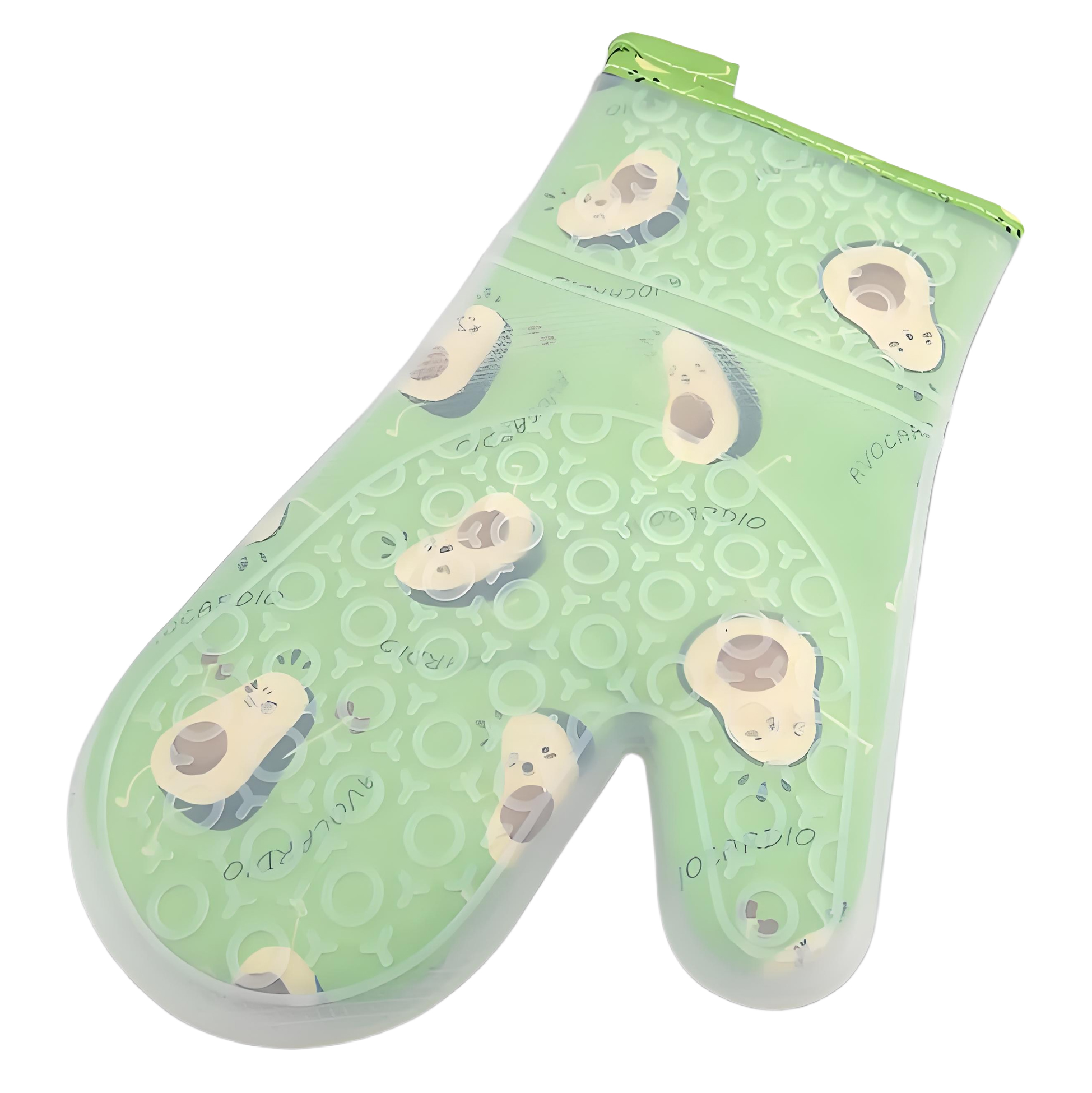 Avocado Themed Silicone Oven Mitt