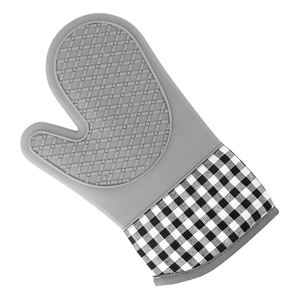 Stylish Grey Silicone Oven Mitt