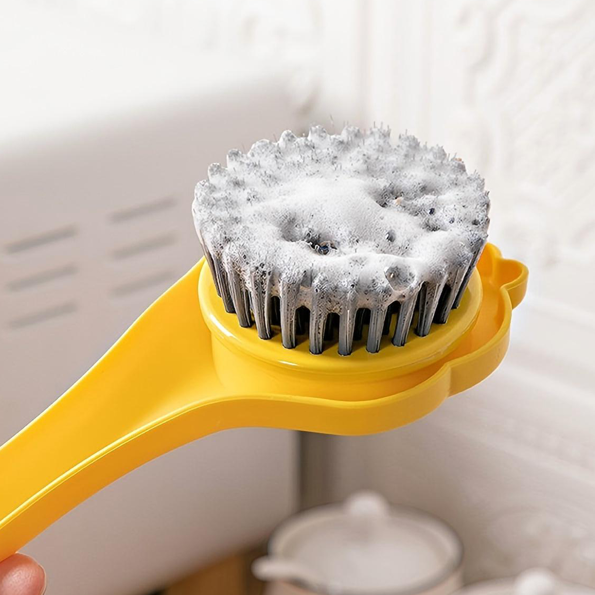 Duck Shaped Pot Brush