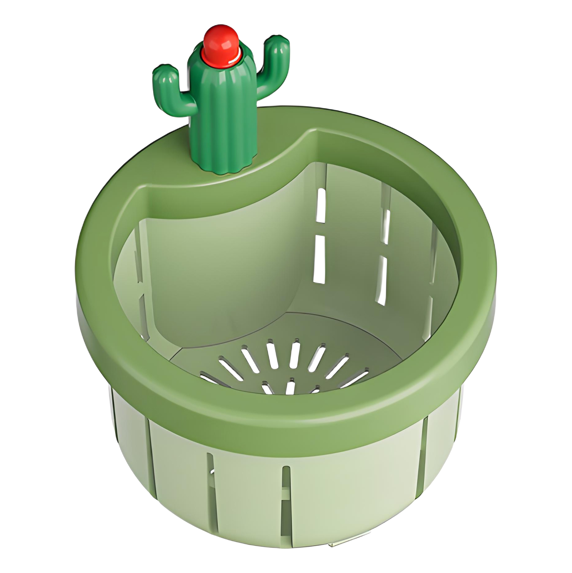 Cactus Decorated Sink Basket