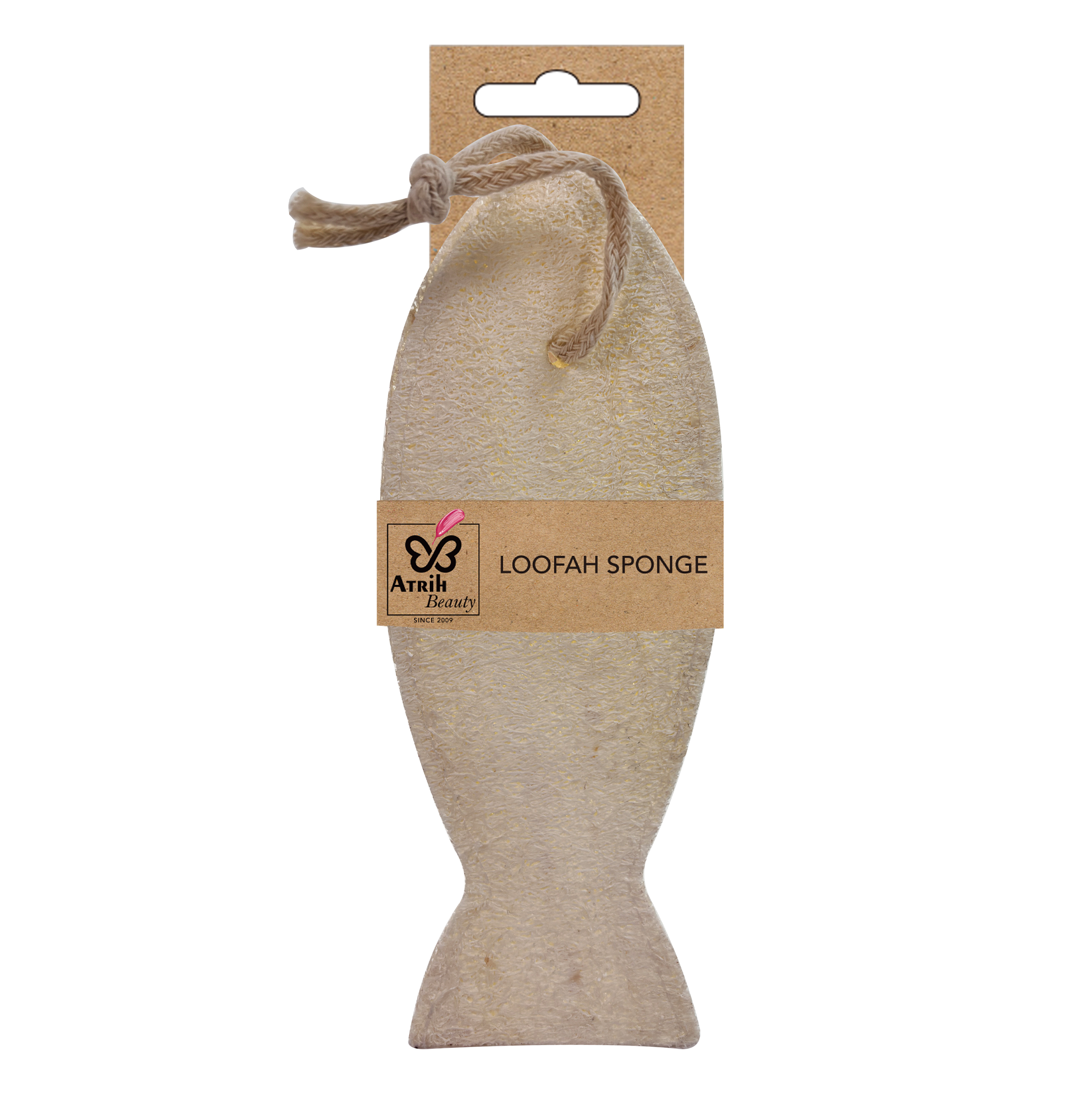 Eco Friendly Fish - Shaped Natural Loofah Bath Sponge