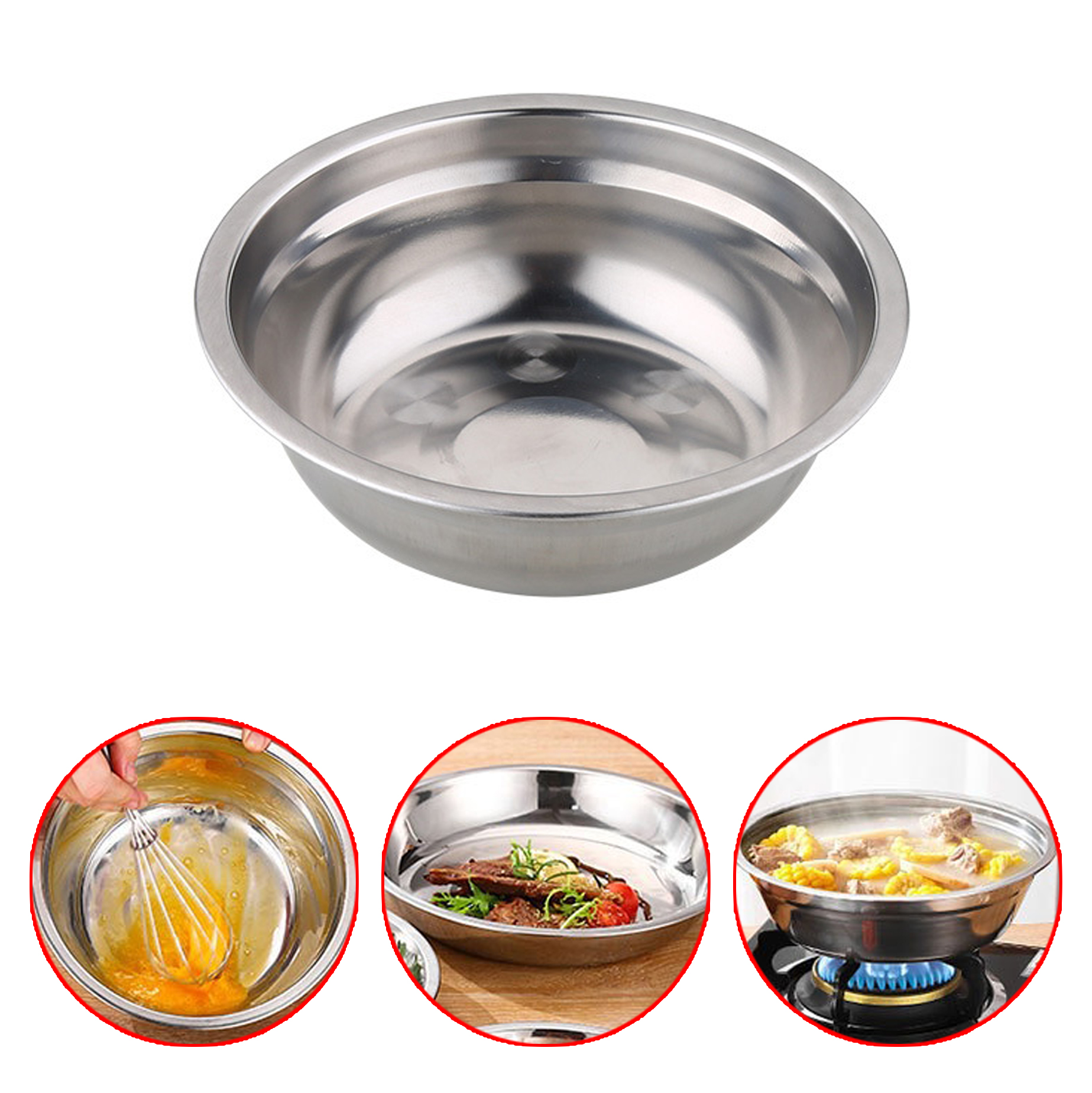 Stainless Steel Round Bowl