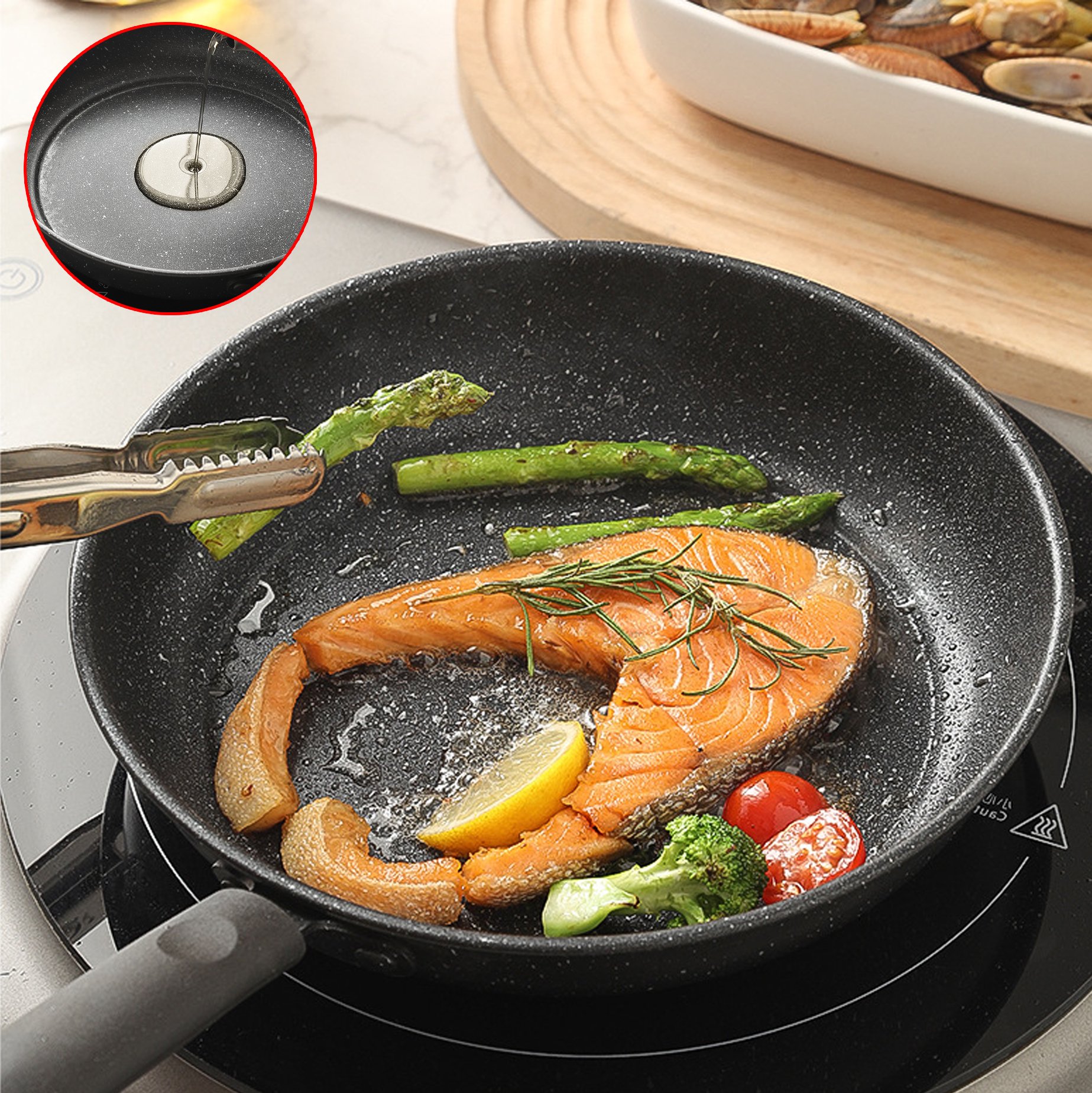 Non-stick Granite Coated Frying Pan