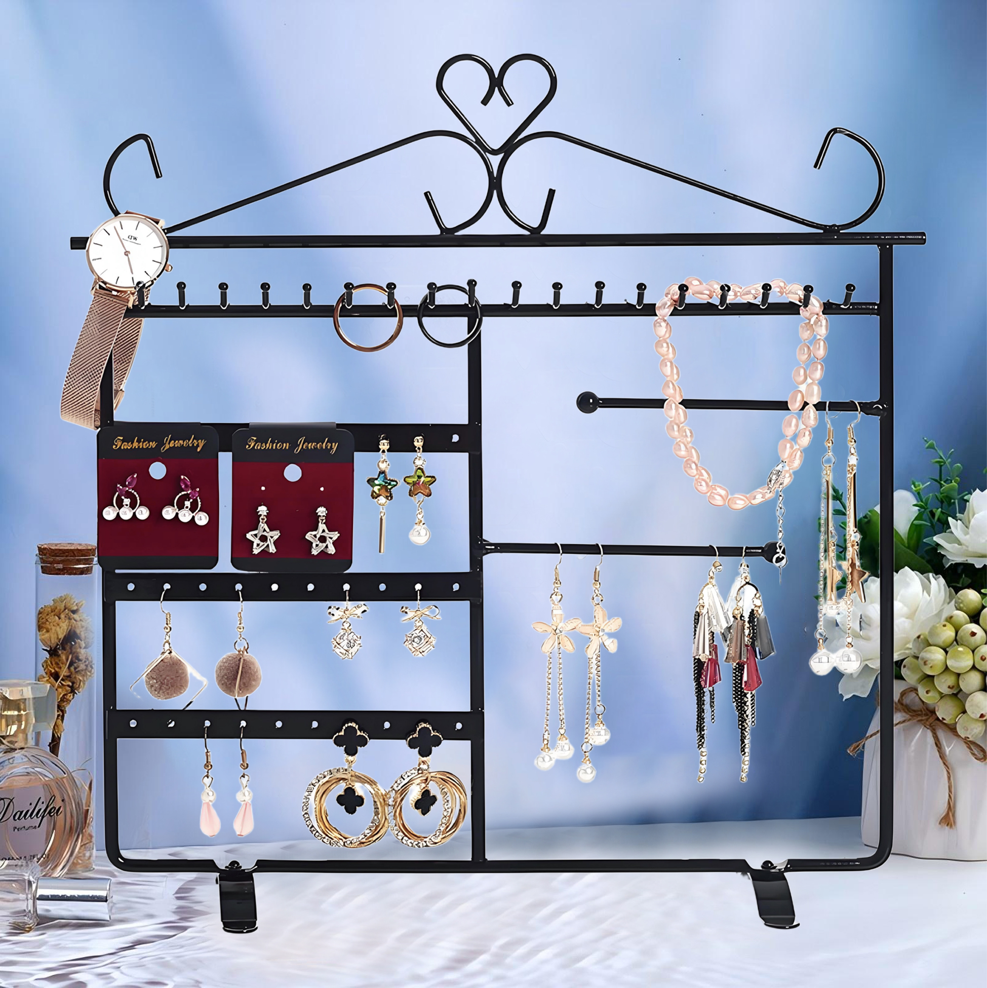 Earrings Organizer Necklaces Hanger Bracelets Display Stand