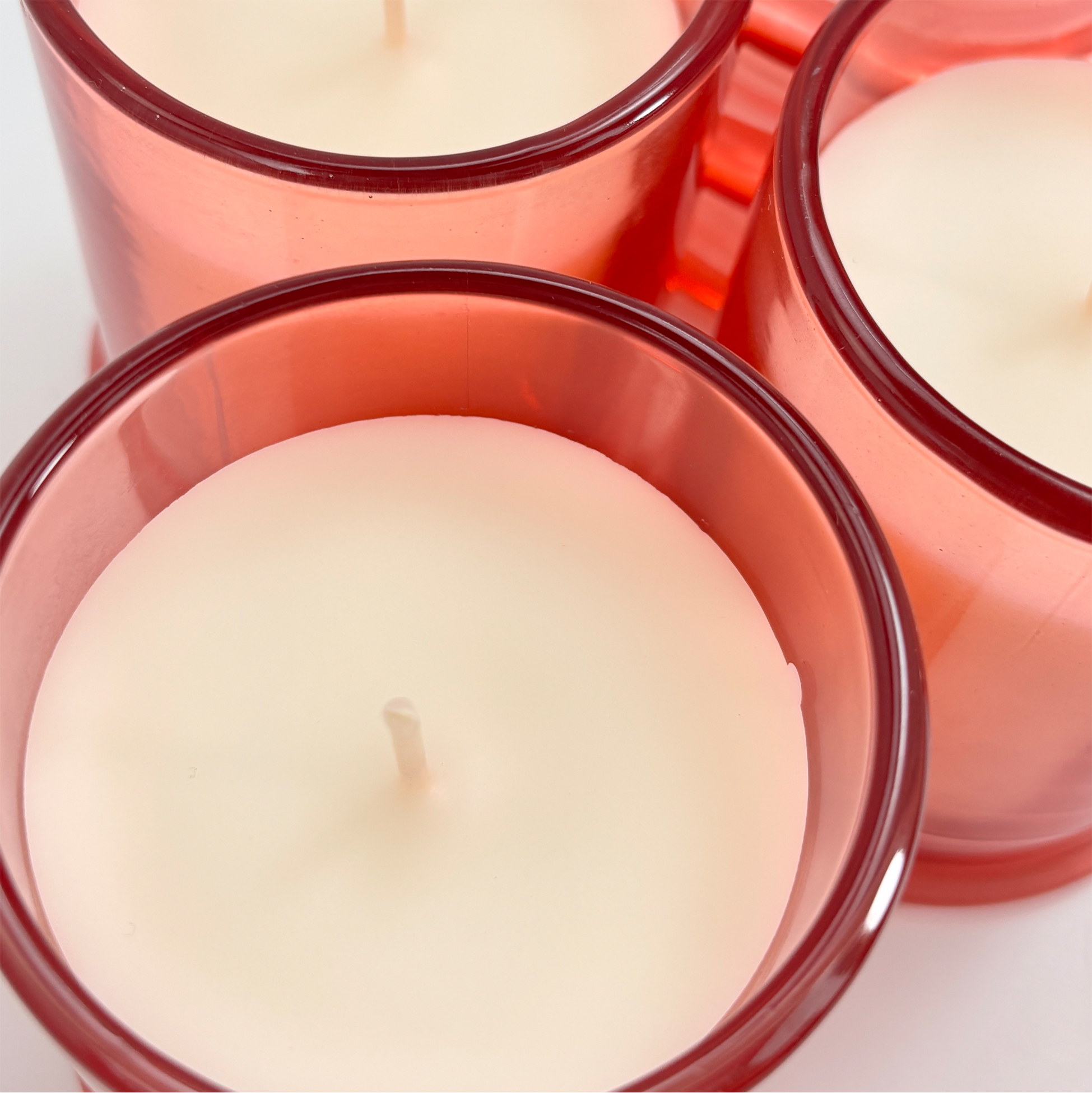 Perfumed Glass Jar Candle Set