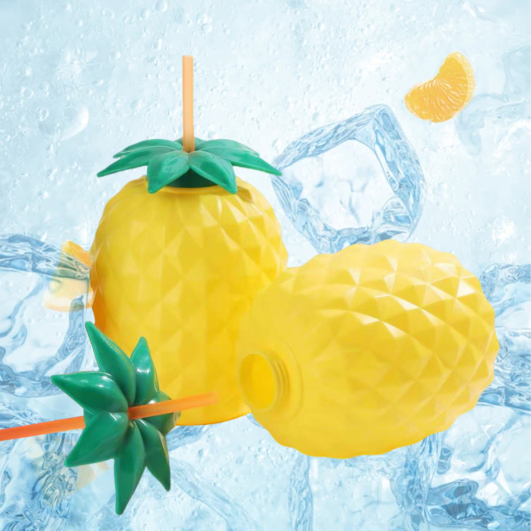 Pineapple-Shaped Water Bottle