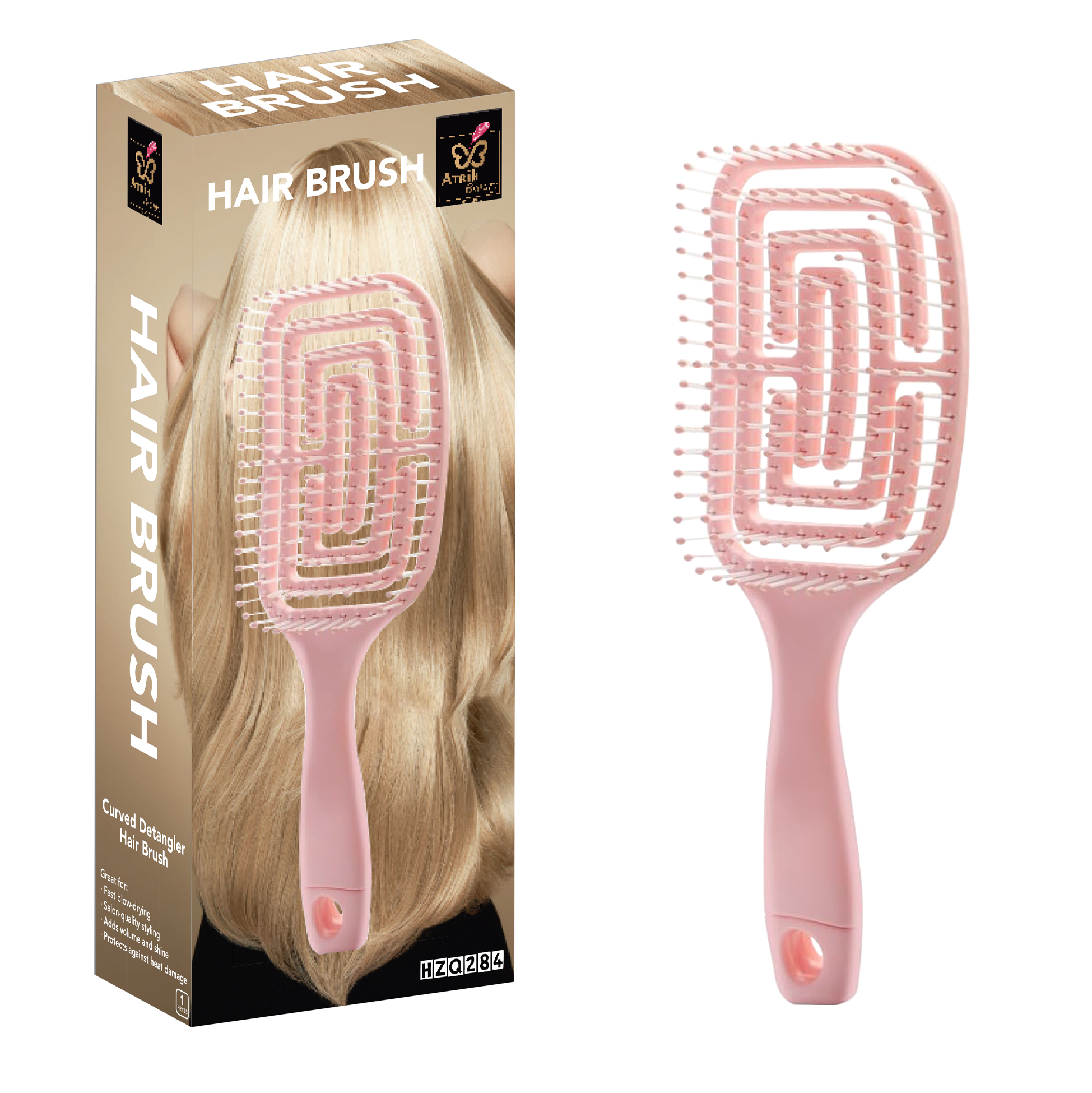 DRY & WET VENTED DETANGLING HAIR BRUSH