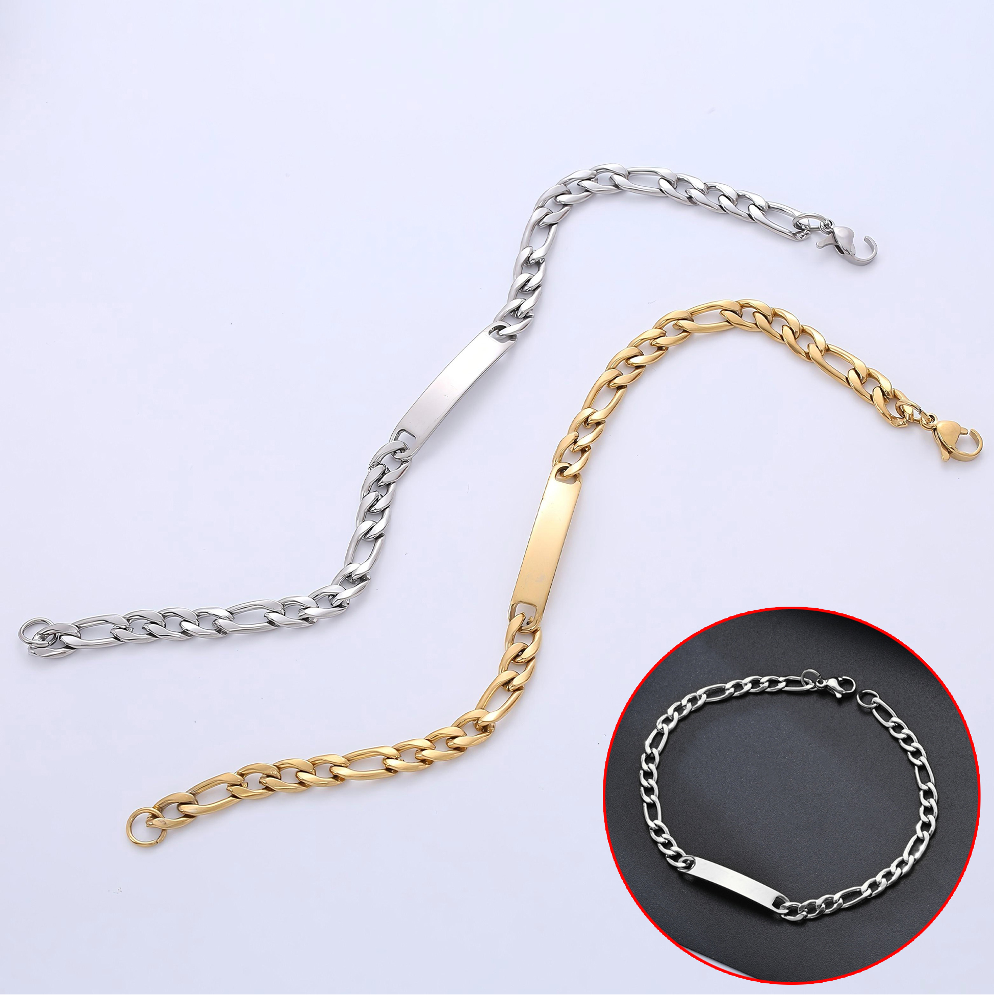 Stainless Steel ID Bracelet
