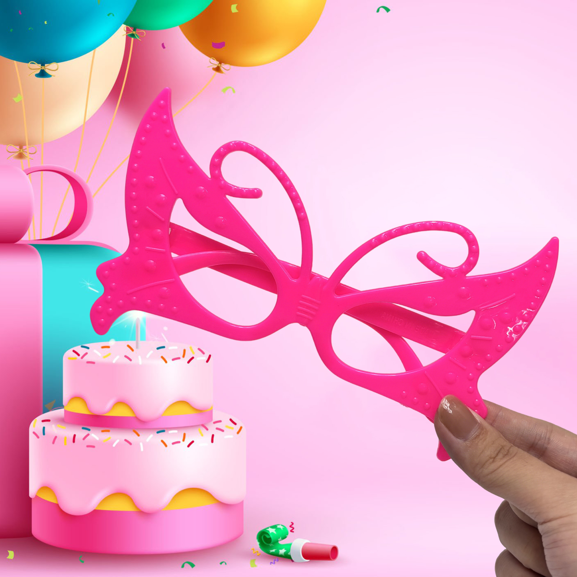 Butterfly-Shaped Party Glasses Set