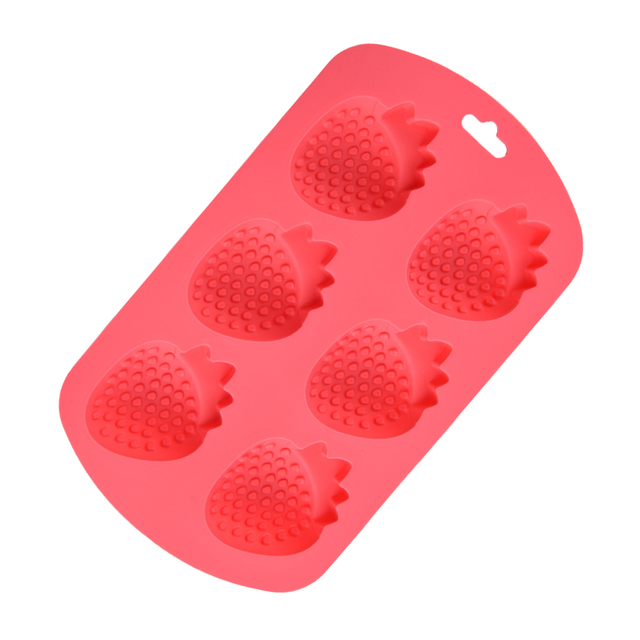 Strawberry-Shaped Silicone Dessert Mold