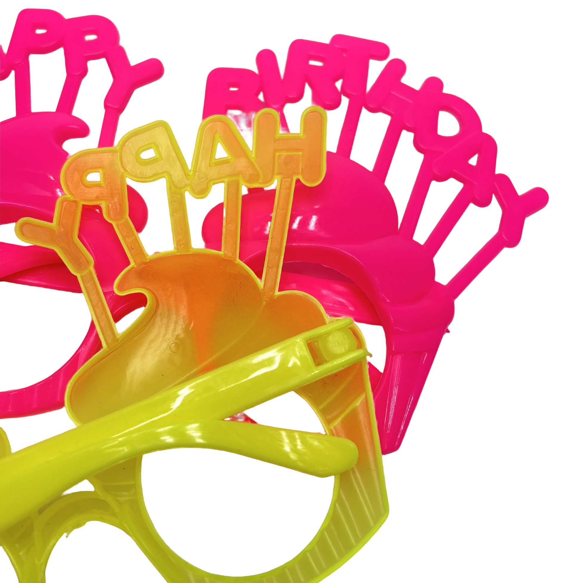 Cupcake-Shaped HappyBirthday Party Glasses