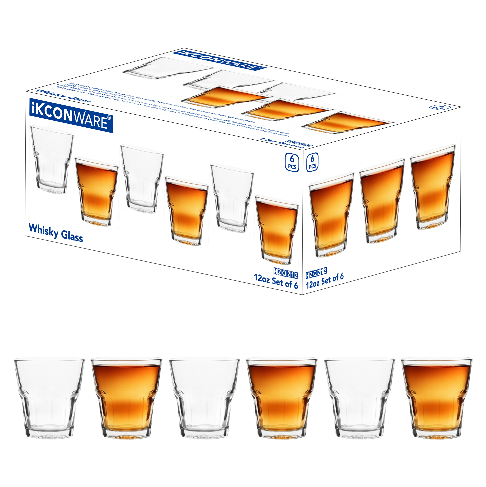 6-Piece Classic Tumbler Glass Set