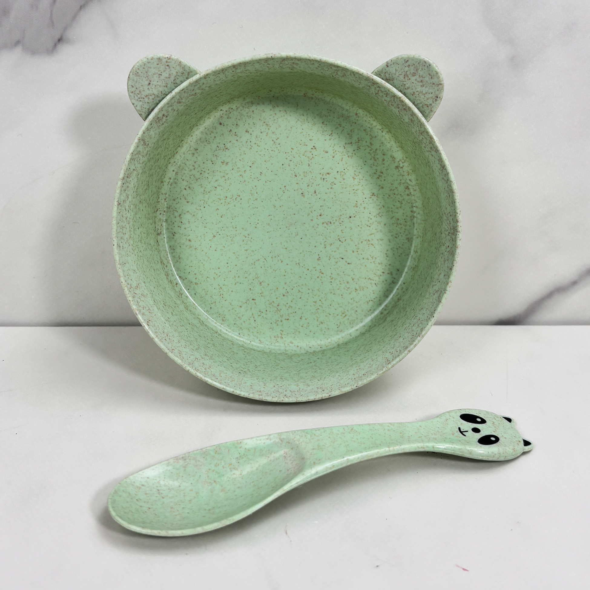 Melamine Kids' Dinner Set with Panda Design