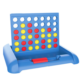 Connect Four Board Game Blue Plastic Four-in-A-Row Game