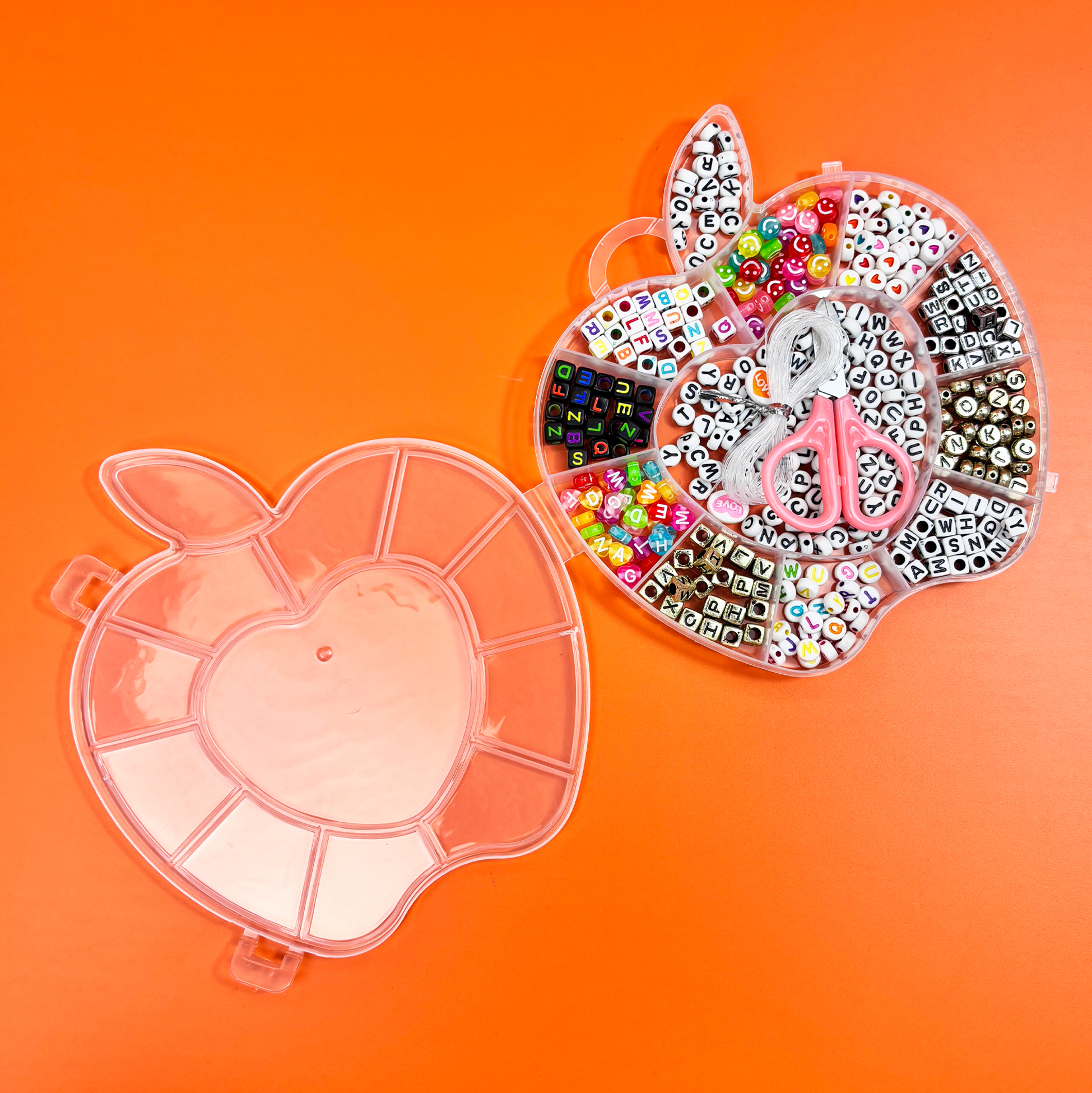 Apple-shaped DIY Jewelry Making Kit for Kids