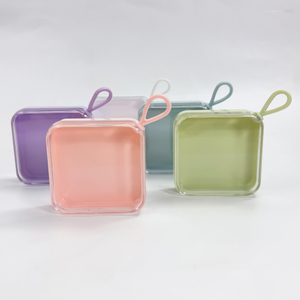 Clear Makeup Puff Storage Case