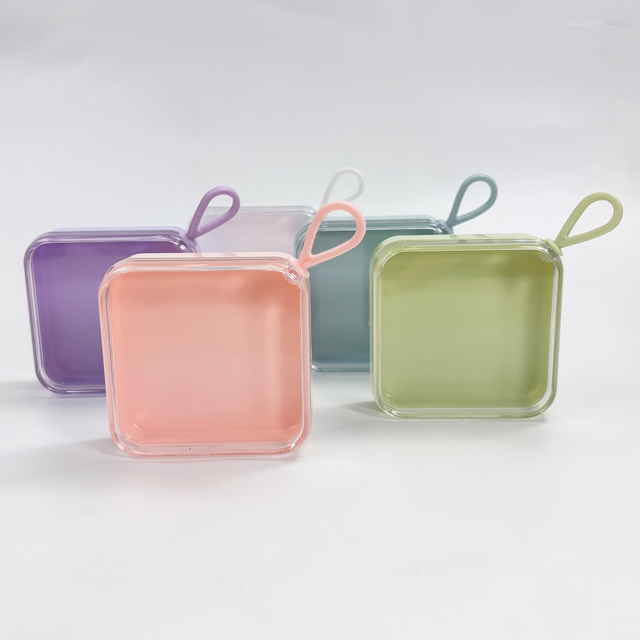 Clear Makeup Puff Storage Case