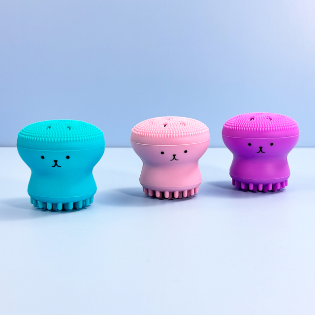 Double-sided Silicone Facial Cleansing Brush