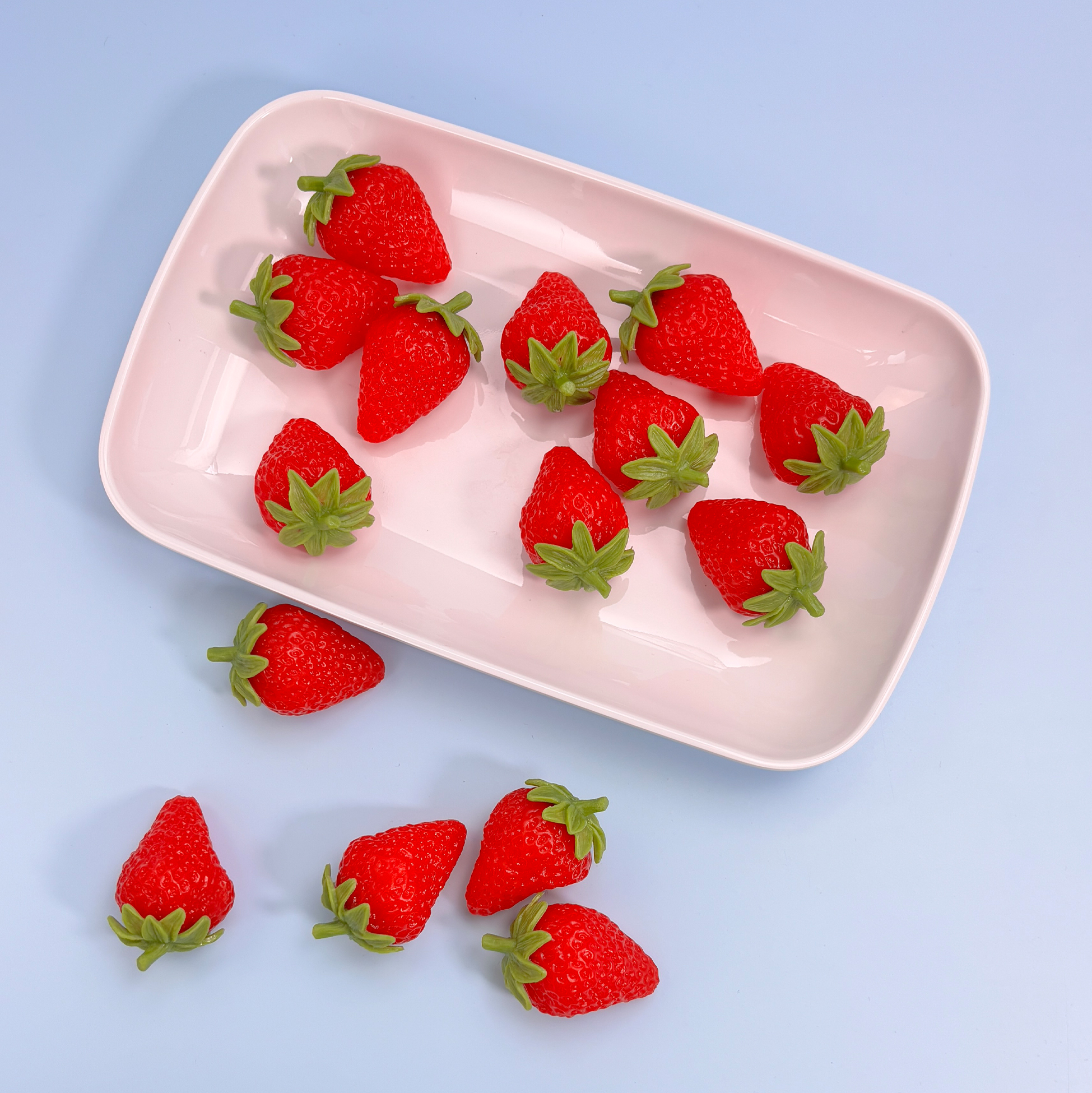 White Rectangular Melamine Serving Platter