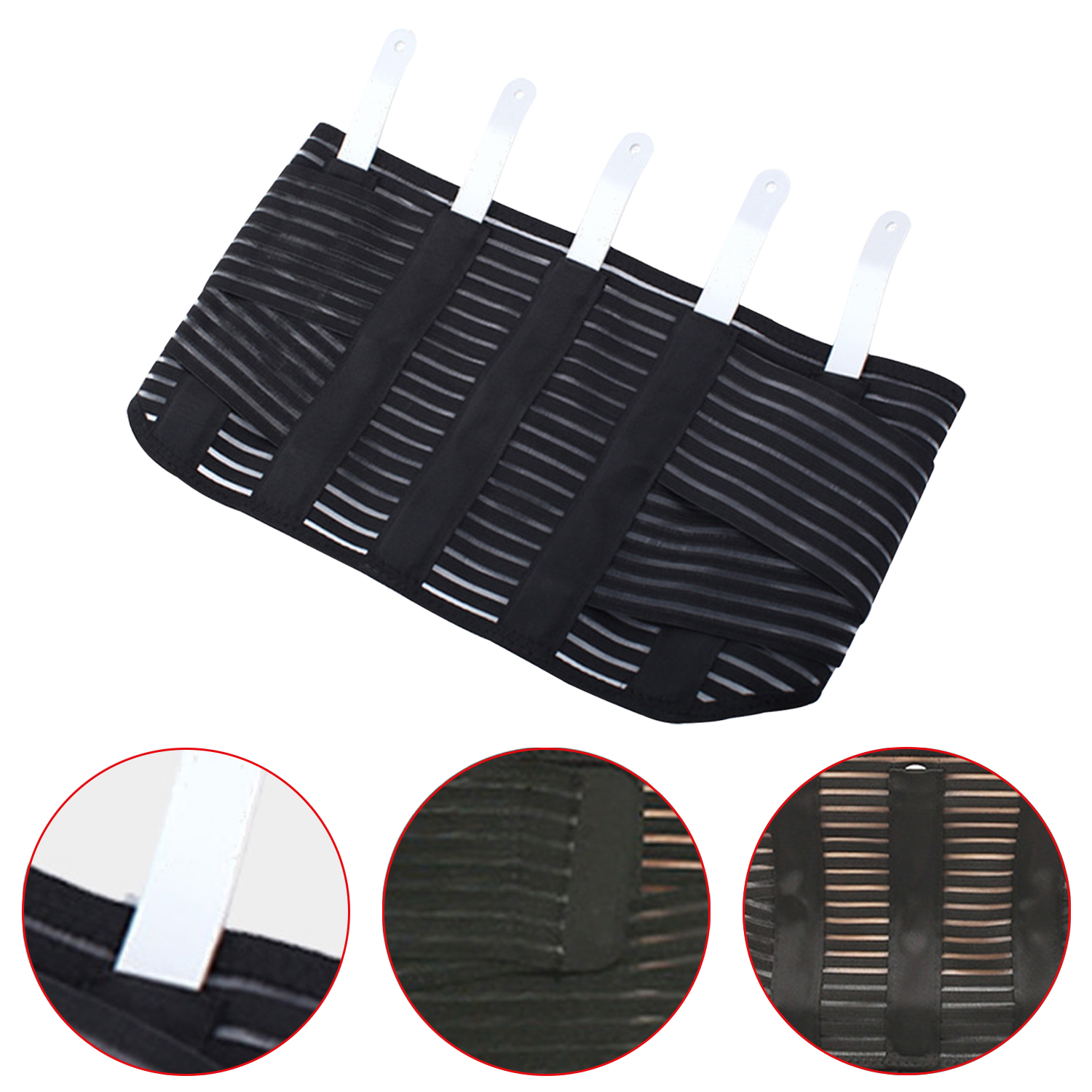 Sports Belt Men And Women Body Sculpting Breathable Steel Plate Fixed Support Office Waist Support Weightlifting Fitness Waist Support