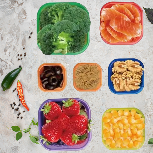 Multi Capacity Crisper Food Container Plastic Fresh-Keeping Box Set Fridge Multi Capacity Crisper Food Storage Box