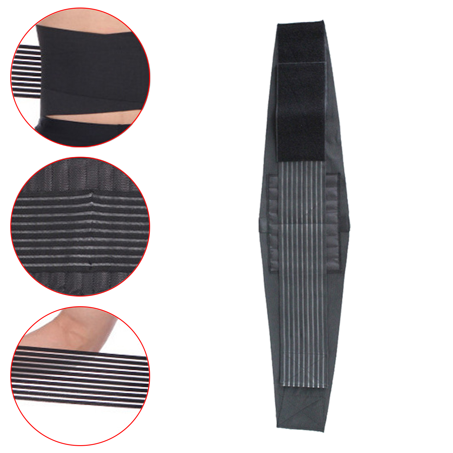 Men Waist Trainer Trimmer for Weight Loss Tummy Control Compression Body Shaper Belt
