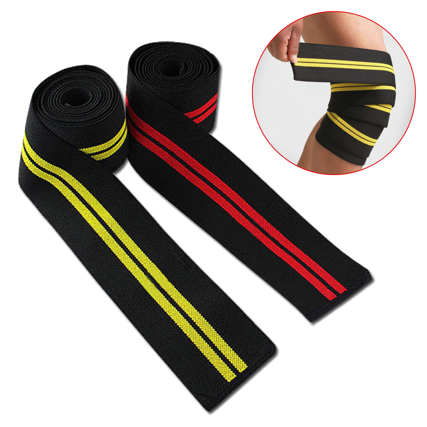 200*8CM Sport Fitness Workout Gym Straps Leg Protection Silicone Bandage Antiskid Squat Weight Lifting Fitness