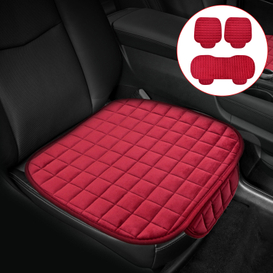 Wholesale 3Pcs Car Seat Cover Winter Plush Warm Anti-Slip Car Seat Cushion Cover Set with Storage Pocket