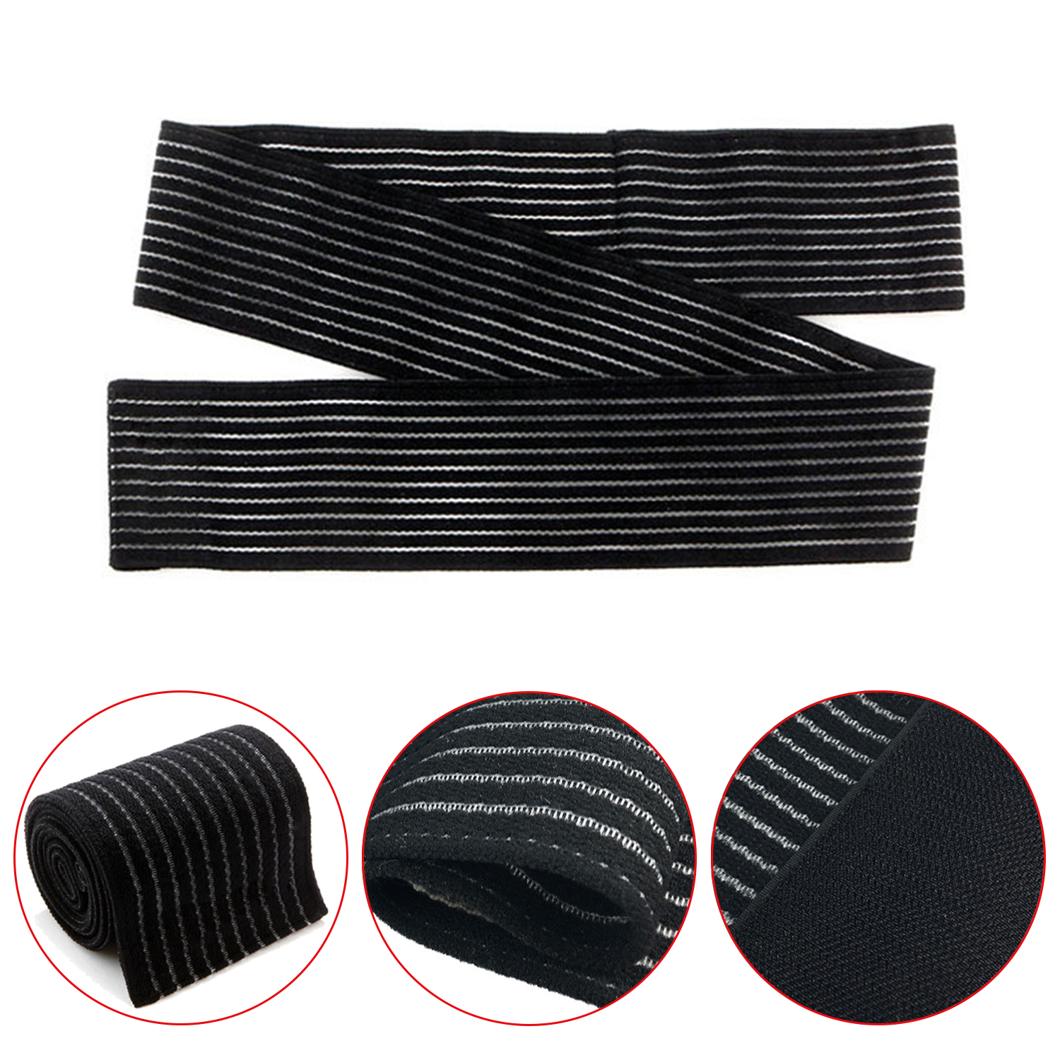 Elastic Wrap Knee Pads Pressurized Mountaineering Riding Leggings Straps Protective Gear Sports
