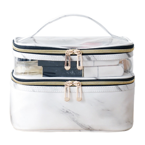 Double Layer Travel Makeup Bag