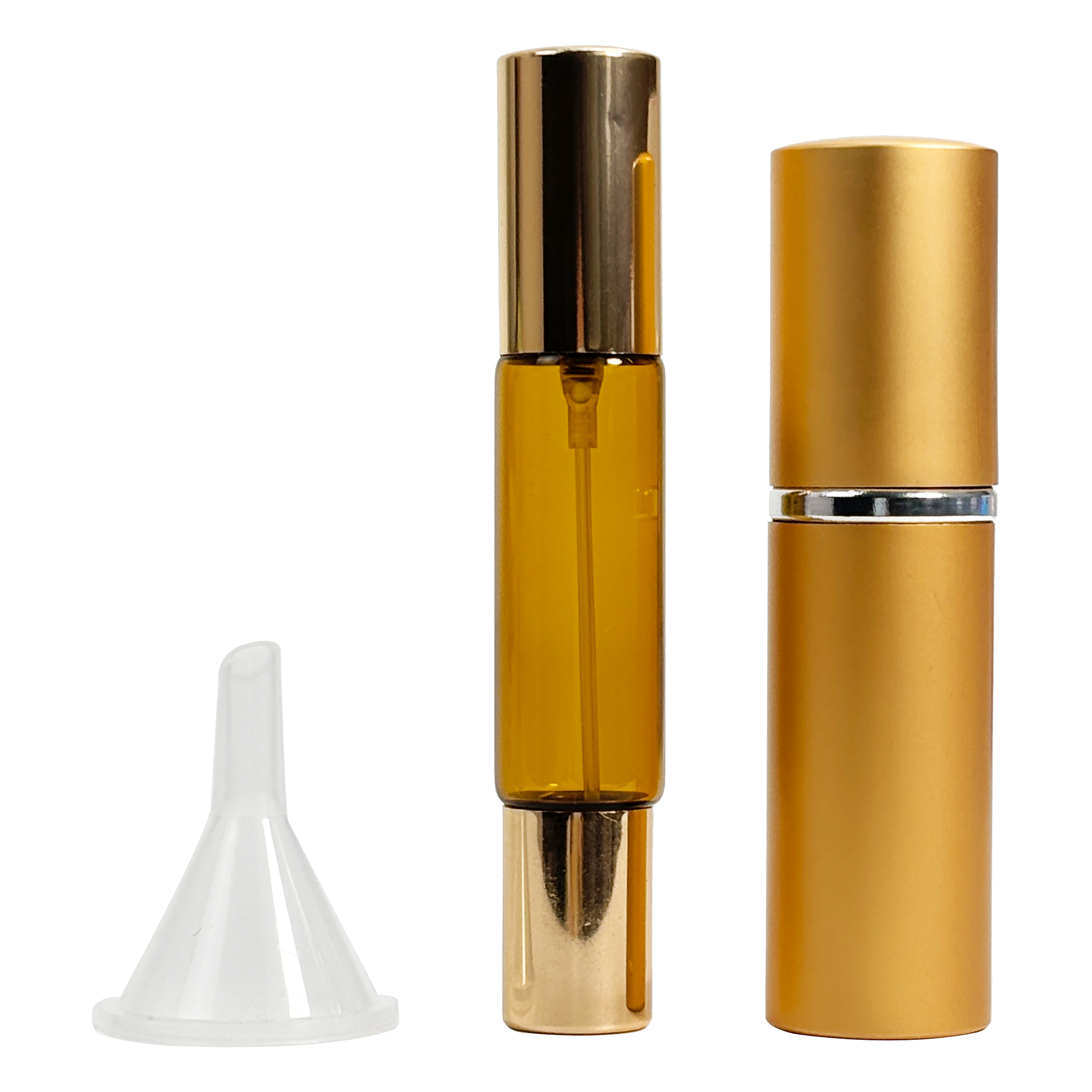 Glass Perfume Bottle and Roll-On Bottle Set with Filling Tools
