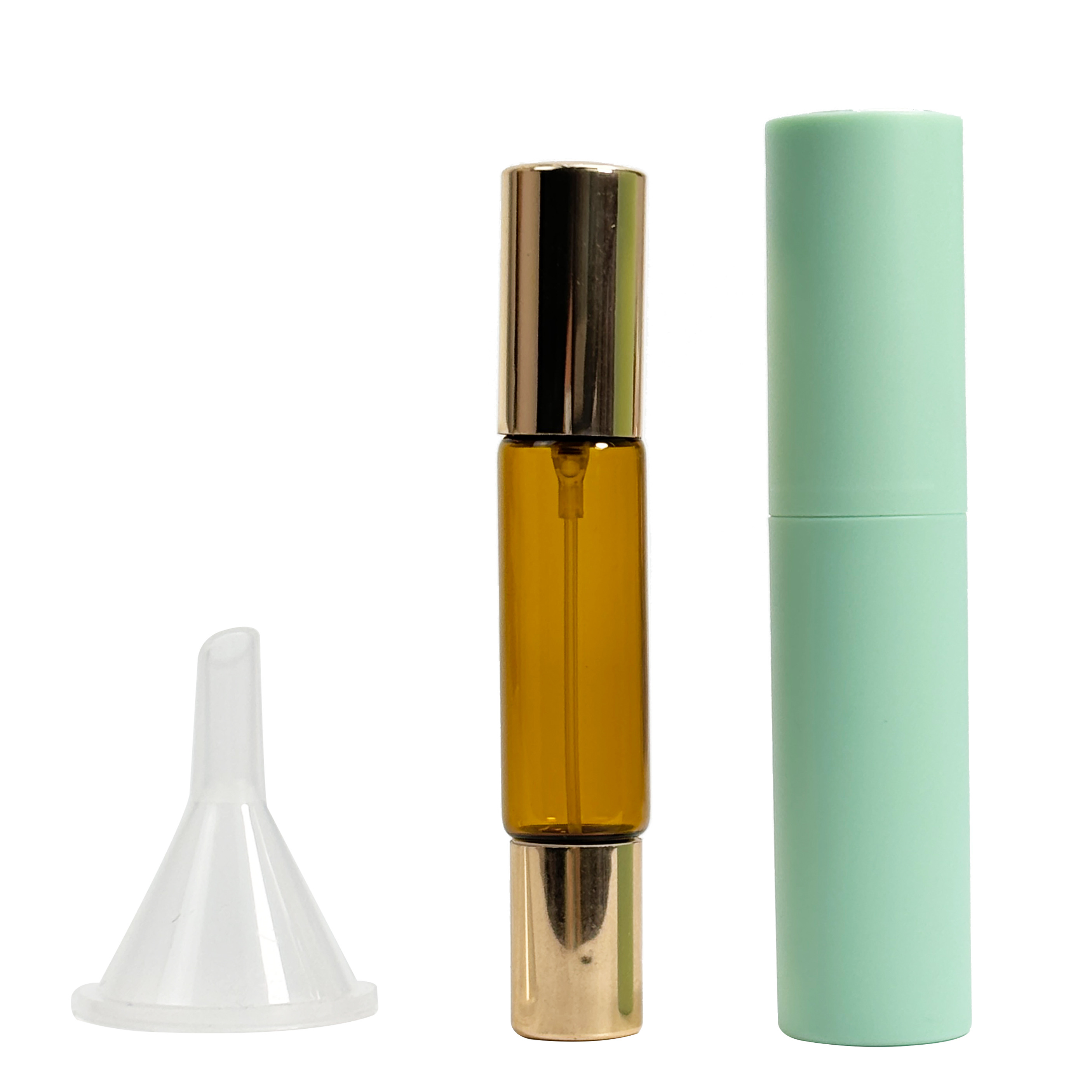 Glass Perfume Bottle and Roll-On Bottle Set with Filling Tools