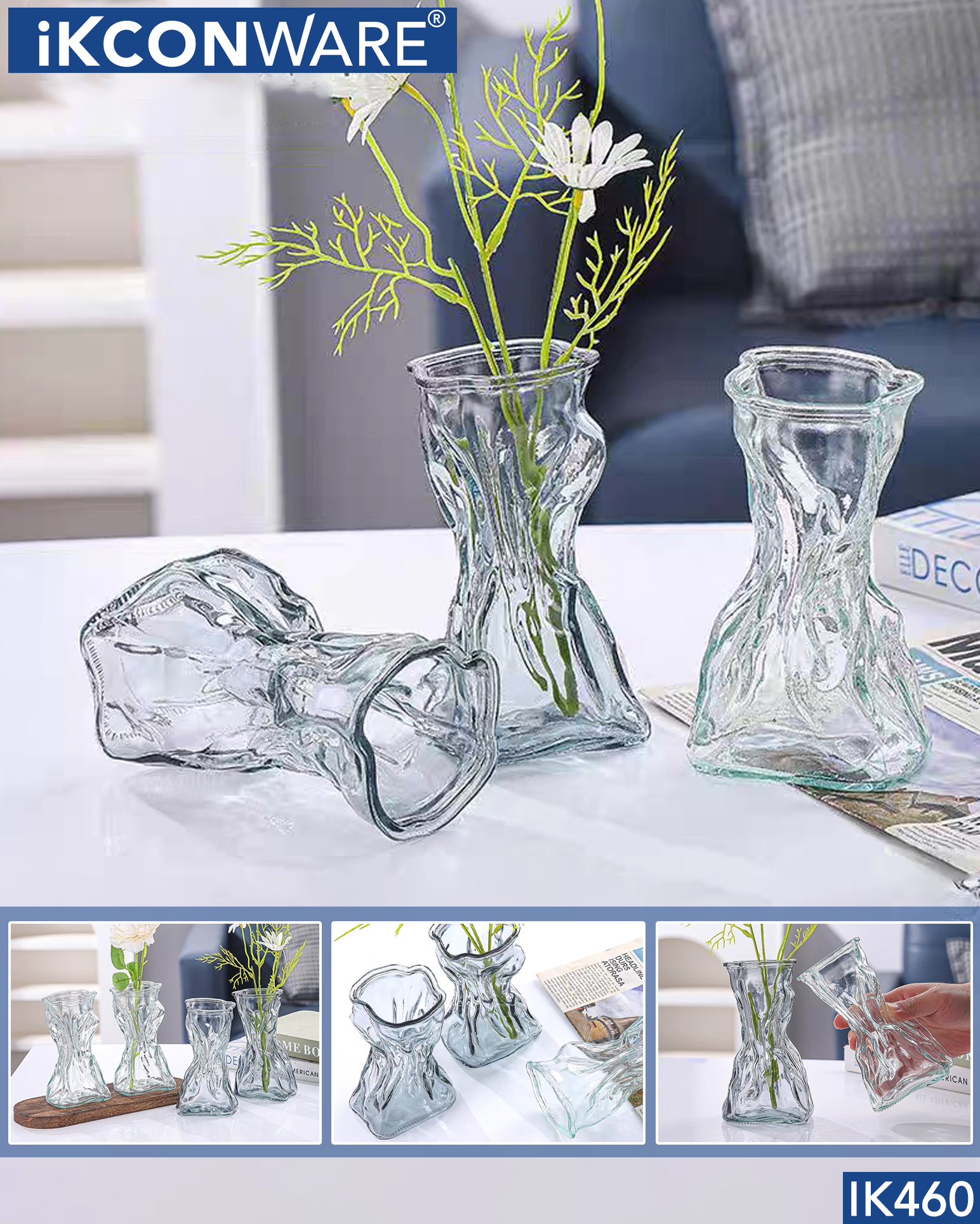 Glass Flower Vase