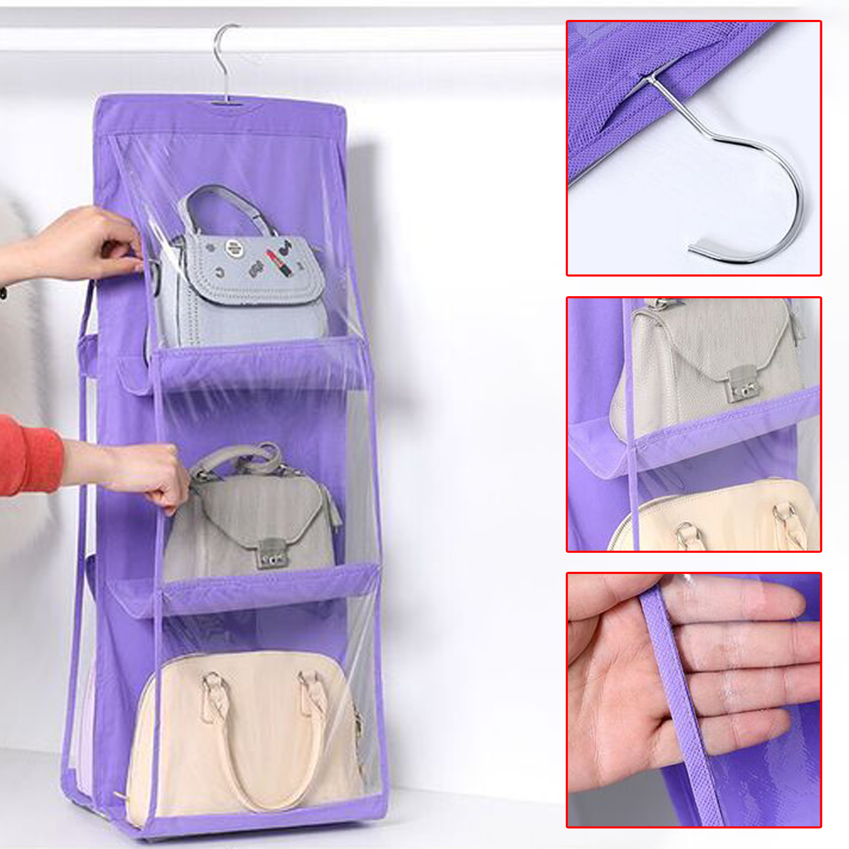 Hanging Handbag Storage Organizer