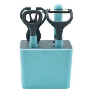 5-Piece Kitchen Tool Set With Storage Base