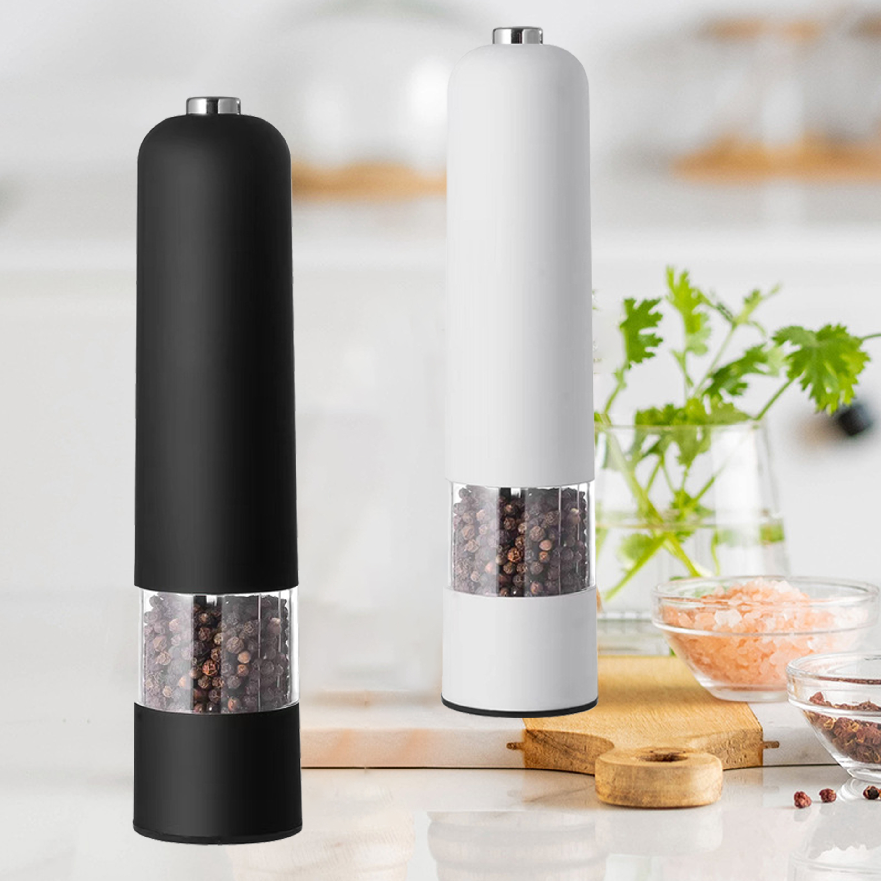 Acrylic And Stainless Steel Electric Grinder for Kitchen