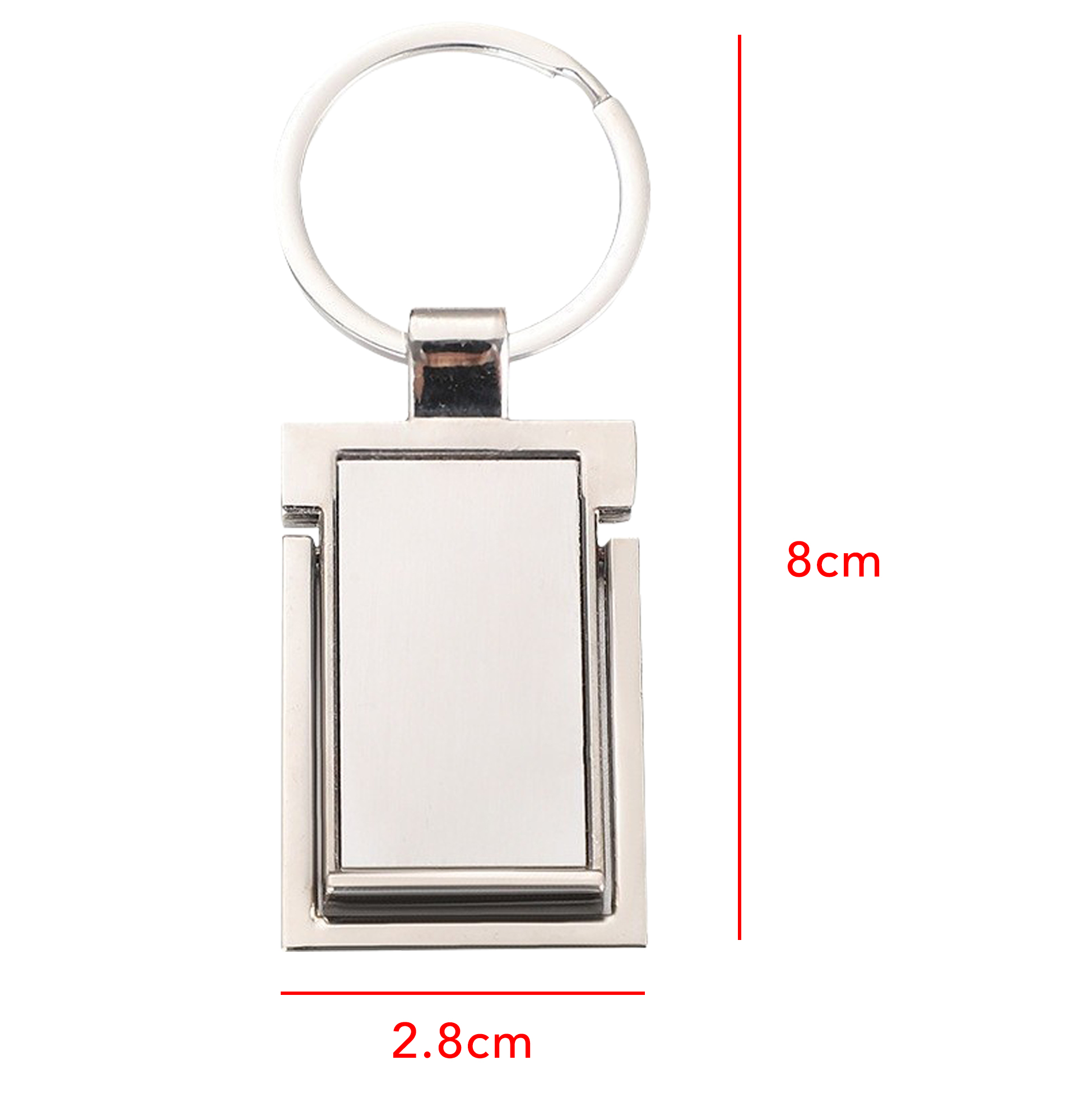 Multi-function Keychain Phone Stand Stainless Steel Keyring Stand